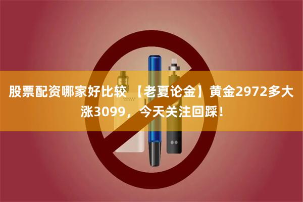 股票配资哪家好比较 【老夏论金】黄金2972多大涨3099，今天关注回踩！